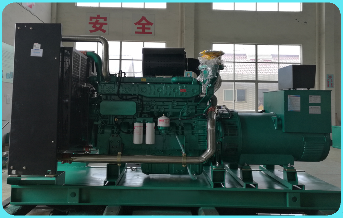 玉柴主用功率540kw柴油发电机组调试完成整装待发