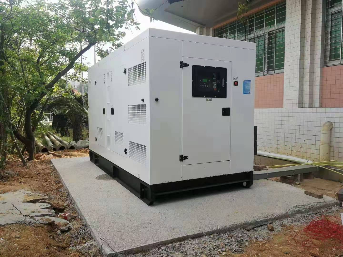 400KW广西玉柴静音型柴油发电机组助力莆田市税务局